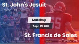 Matchup: St. John's Jesuit vs. St. Francis de Sales  2017