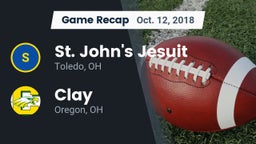 Recap: St. John's Jesuit  vs. Clay  2018