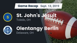 Recap: St. John's Jesuit  vs. Olentangy Berlin  2019