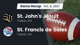Recap: St. John's Jesuit  vs. St. Francis de Sales  2021