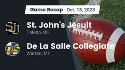 Recap: St. John's Jesuit  vs. De La Salle Collegiate 2023