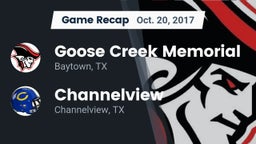 Recap: Goose Creek Memorial  vs. Channelview  2017