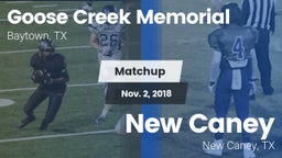 Matchup: Goose Creek vs. New Caney  2018