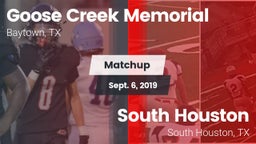 Matchup: Goose Creek vs. South Houston  2019