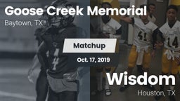 Matchup: Goose Creek vs. Wisdom  2019