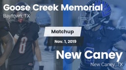 Matchup: Goose Creek vs. New Caney  2019