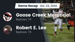 Recap: Goose Creek Memorial  vs. Robert E. Lee  2020