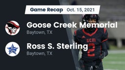 Recap: Goose Creek Memorial  vs. Ross S. Sterling  2021