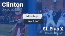 Matchup: Clinton  vs. St. Pius X  2017