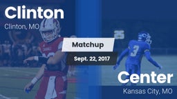 Matchup: Clinton  vs. Center  2017