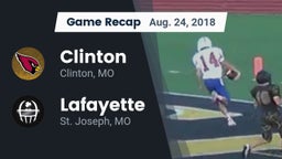Recap: Clinton  vs. Lafayette  2018