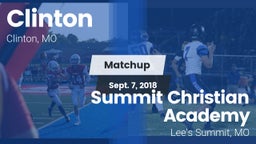 Matchup: Clinton  vs. Summit Christian Academy 2018