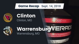 Recap: Clinton  vs. Warrensburg  2018