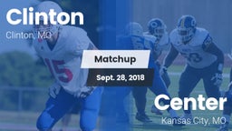Matchup: Clinton  vs. Center  2018