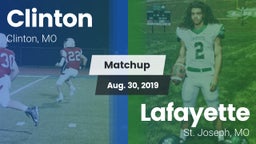 Matchup: Clinton  vs. Lafayette  2019