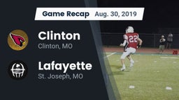 Recap: Clinton  vs. Lafayette  2019
