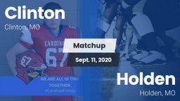 Matchup: Clinton  vs. Holden  2020