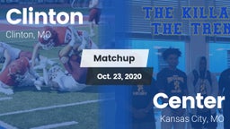 Matchup: Clinton  vs. Center  2020