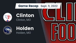 Recap: Clinton  vs. Holden  2022