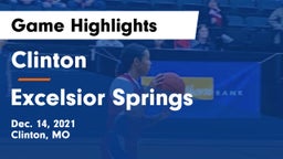 Clinton  vs Excelsior Springs  Game Highlights - Dec. 14, 2021