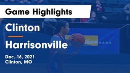 Clinton  vs Harrisonville  Game Highlights - Dec. 16, 2021