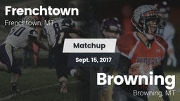 Matchup: Frenchtown High vs. Browning  2017