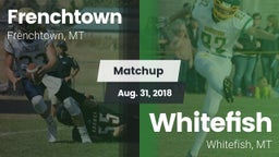 Matchup: Frenchtown High vs. Whitefish  2018