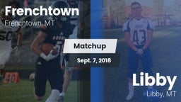 Matchup: Frenchtown High vs. Libby  2018