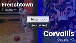 Matchup: Frenchtown High vs. Corvallis  2018