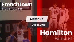 Matchup: Frenchtown High vs. Hamilton  2018