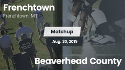 Matchup: Frenchtown High vs. Beaverhead County 2019