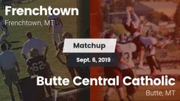 Matchup: Frenchtown High vs. Butte Central Catholic  2019