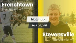 Matchup: Frenchtown High vs. Stevensville  2019