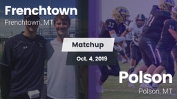 Matchup: Frenchtown High vs. Polson  2019