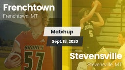 Matchup: Frenchtown High vs. Stevensville  2020