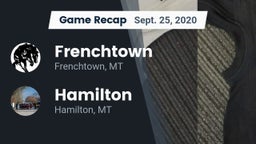 Recap: Frenchtown  vs. Hamilton  2020