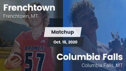 Matchup: Frenchtown High vs. Columbia Falls  2020