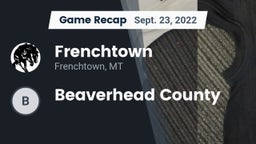 Recap: Frenchtown  vs. Beaverhead County 2022