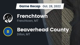 Recap: Frenchtown  vs. Beaverhead County  2022