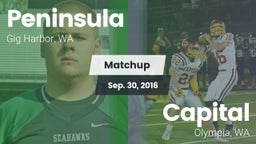 Matchup: Peninsula High vs. Capital  2016