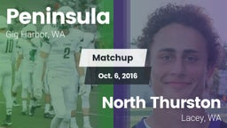 Matchup: Peninsula High vs. North Thurston  2016
