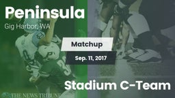Matchup: Peninsula High vs. Stadium C-Team 2017