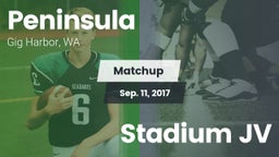 Matchup: Peninsula High vs. Stadium JV 2017