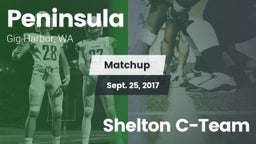 Matchup: Peninsula High vs. Shelton C-Team 2017