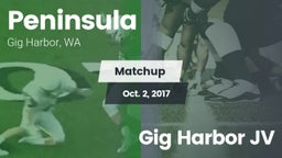 Matchup: Peninsula High vs. Gig Harbor JV 2017