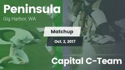 Matchup: Peninsula High vs. Capital C-Team 2017