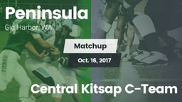 Matchup: Peninsula High vs. Central Kitsap C-Team 2017