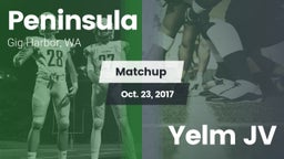 Matchup: Peninsula High vs. Yelm JV 2017