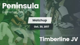 Matchup: Peninsula High vs. Timberline JV 2017