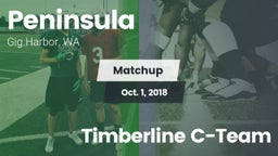 Matchup: Peninsula High vs. Timberline C-Team 2018